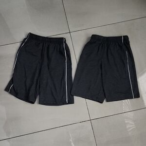 Jumping Beans Kids' Dark Grey Shorts with White Trim